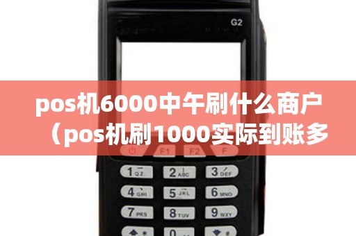 pos機(jī)6000中午刷什么商戶(pos機(jī)刷1000實(shí)際到賬多少) pos機(jī)6000中午刷什么商戶(pos機(jī)刷1000實(shí)際到賬多少)